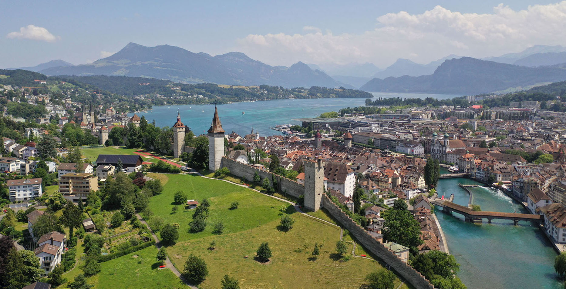 Luzern Luftnaufnahme